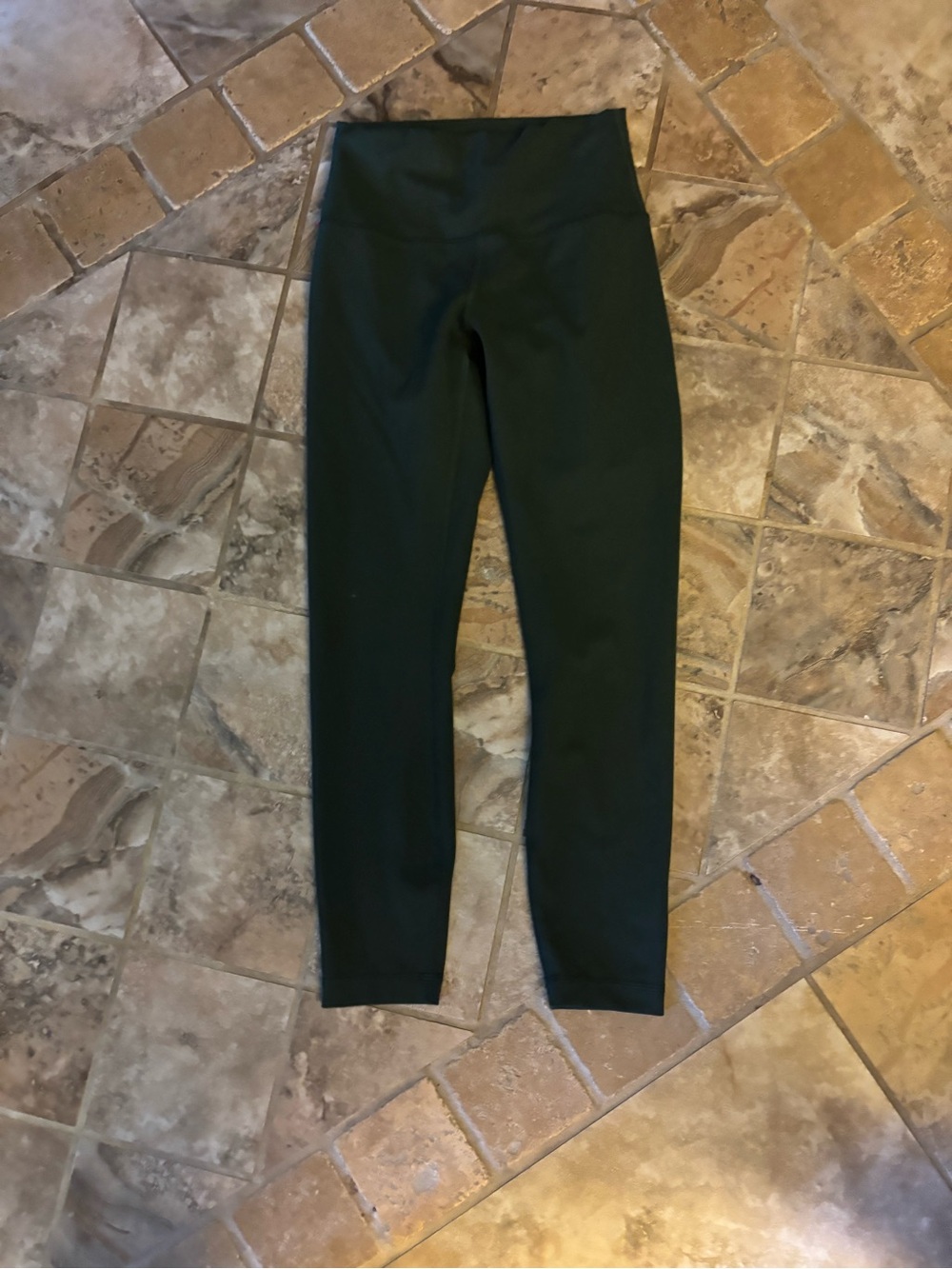 lululemon athletica Kids Dark Green High-Rise Leggings